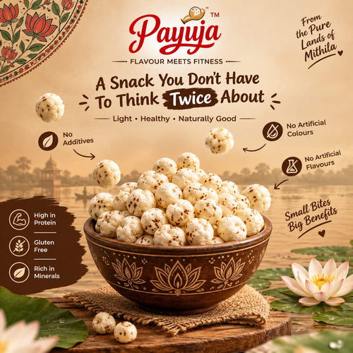 Payuja Premium Raw Makhana | Fox Nuts | 100g