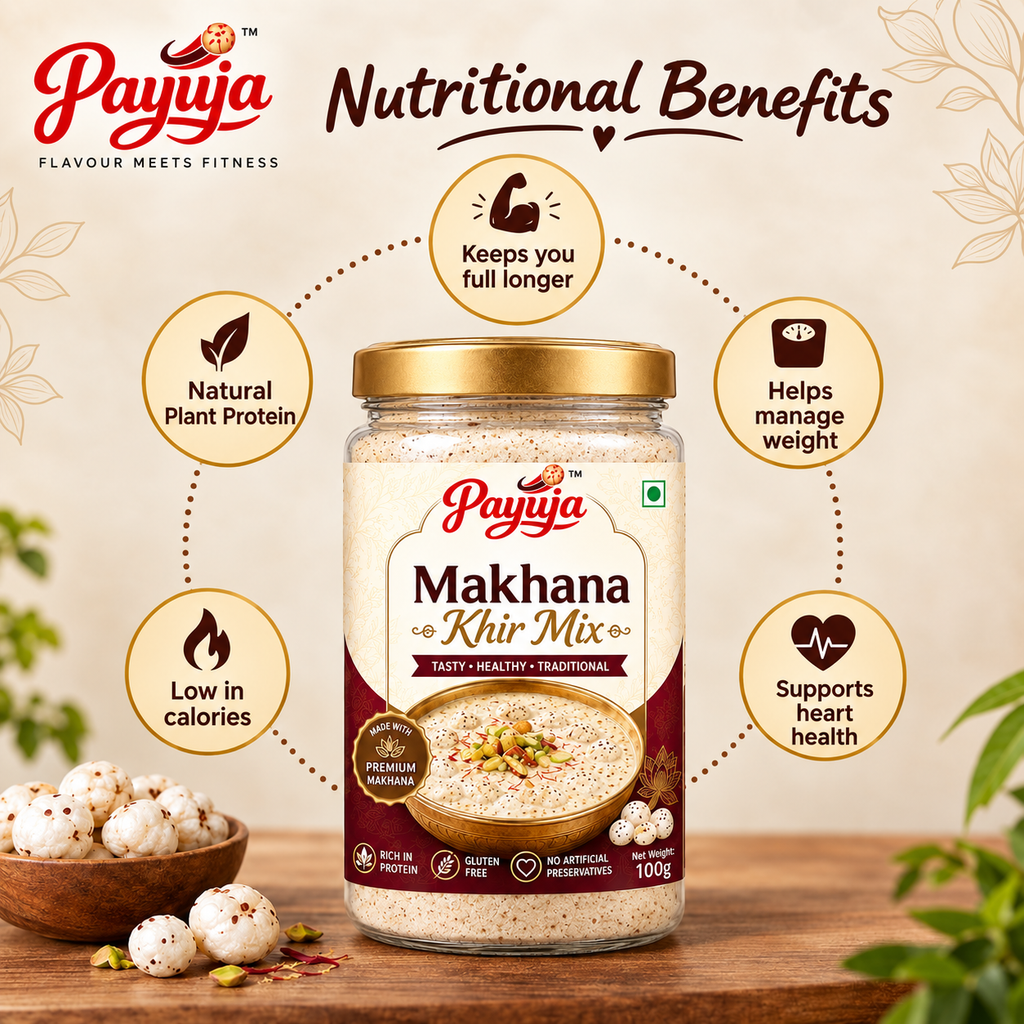 Payuja Satvik Makhana Kheer Mix | Traditional Kheer Mix | 100g