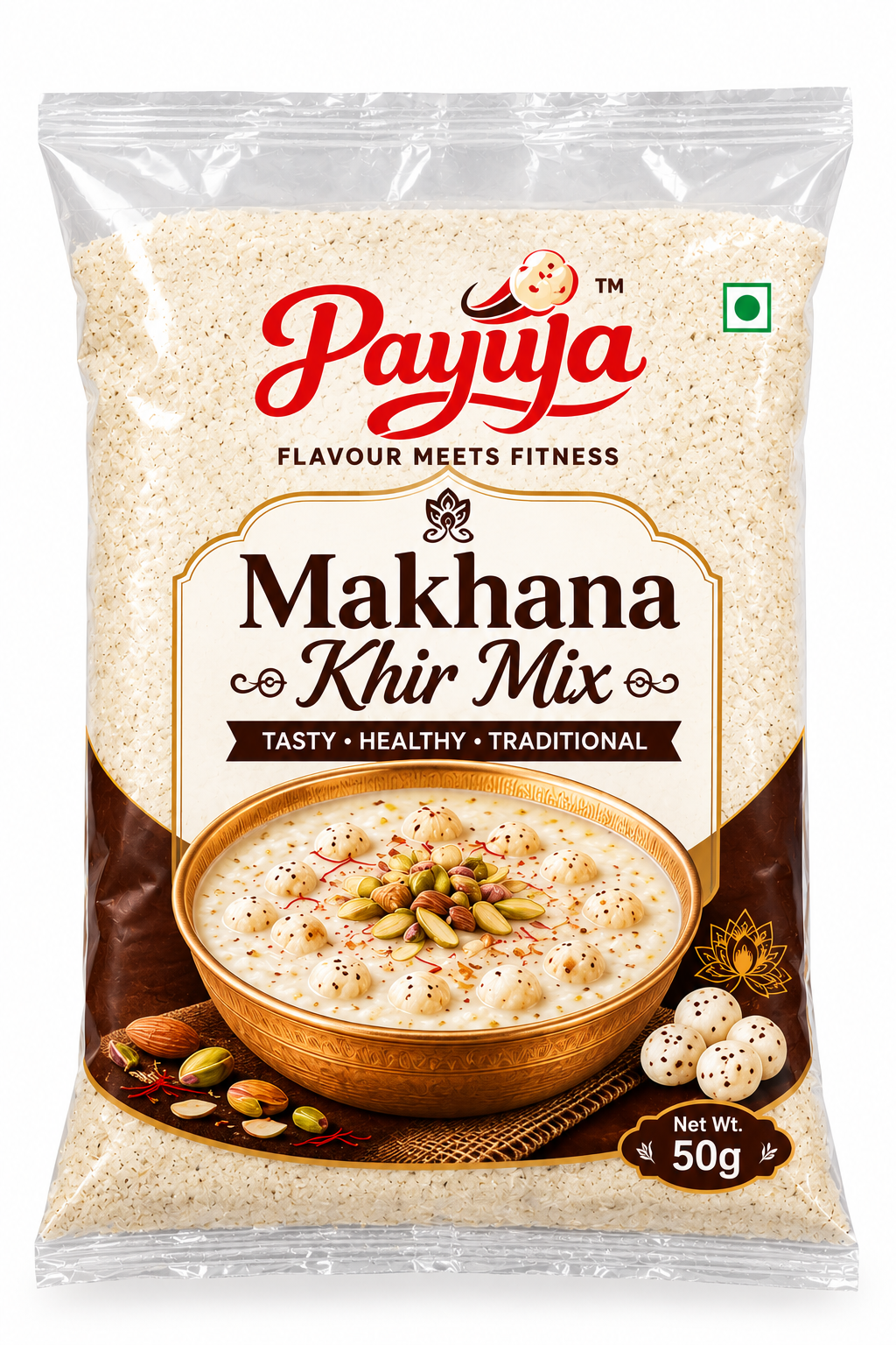 Payuja Makhana Kheer Mix | Traditional Kheer Mix | 50g