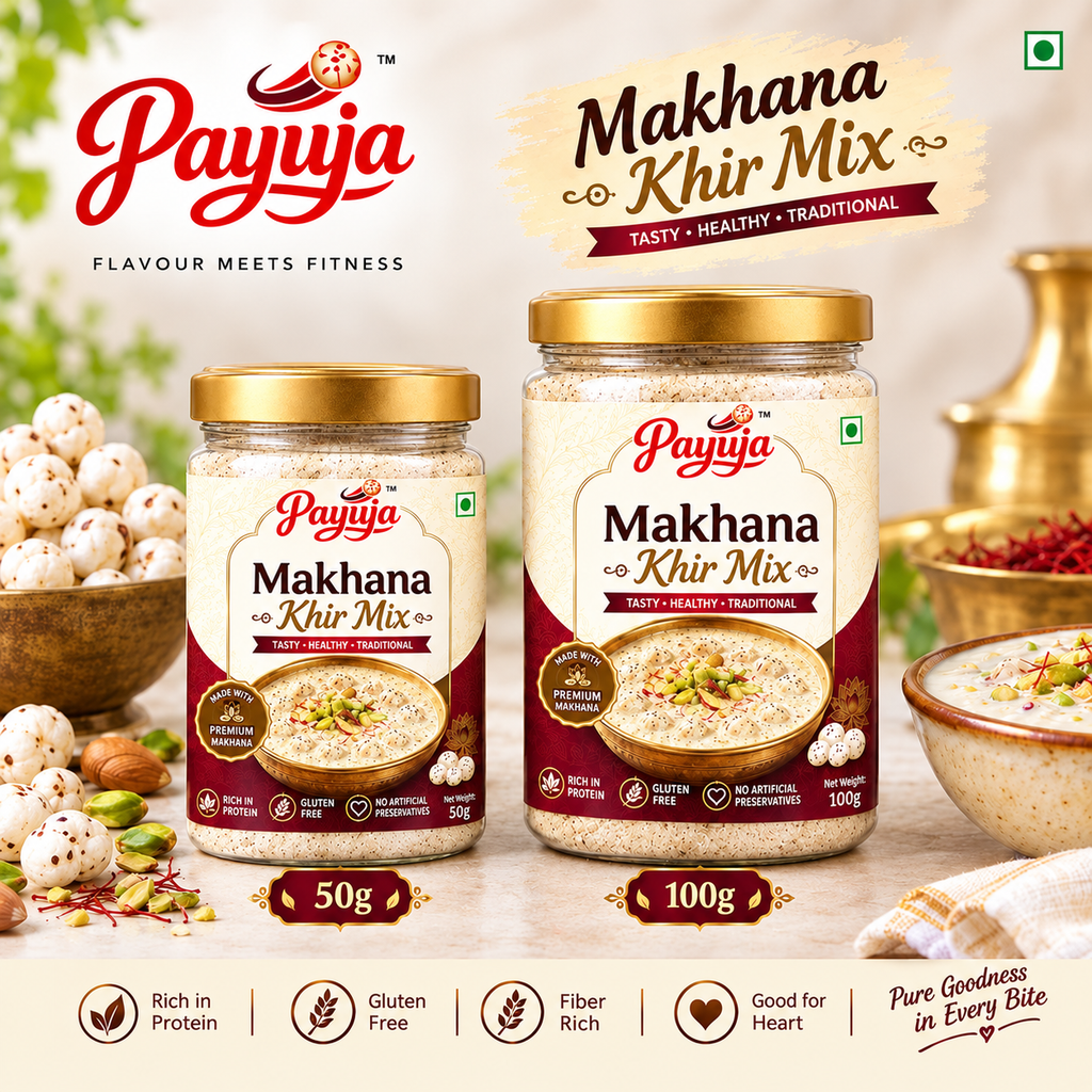 Payuja Satvik Makhana Kheer Mix | Traditional Kheer Mix | 100g